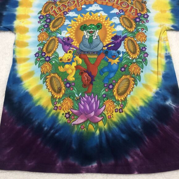 Grateful Dead 2006 Inspiration Tie Dye Shirt Size M Liquid Blue Y2K Festival - Picture 6 of 11